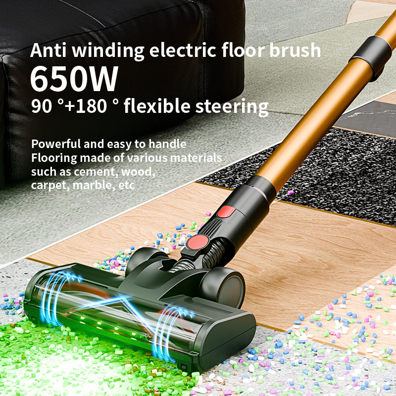 Cross-Border Vacuum Cleaner Wireless Handheld Household 650W40Kpa High Suction High Power Carpet Cleaning Vacuum Cleaner